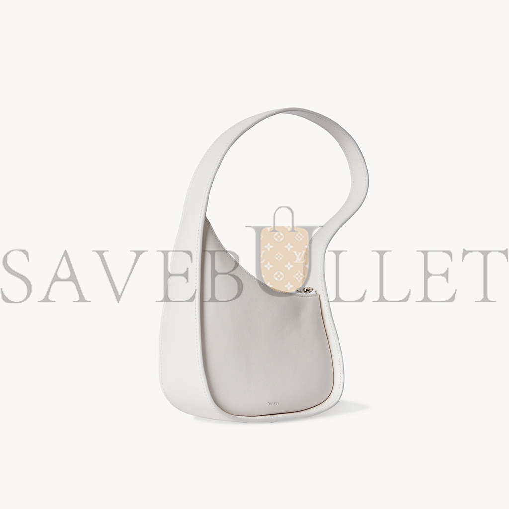 THE ROW HALF MOON BAG IN LEATHER NEW IVORY W1249L52NIVPD （20*34*6cm)